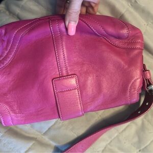 Coach Vibrant Pink Shoulder Bag